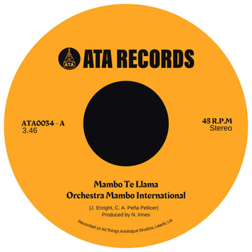 Orchestra Mambo International - Mambo Te Llama Vinyl Vinly Record