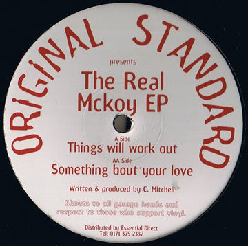 Original Standard - The Real McKoy EP Vinyl Vinly Record