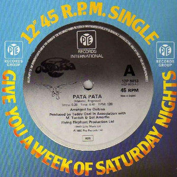 Osibisa - Pata Pata Vinyl Vinly Record