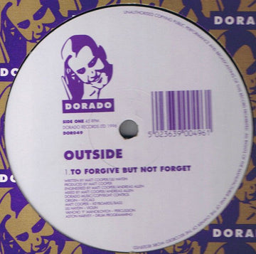 Outside - To Forgive But Not Forget Vinyl Vinly Record