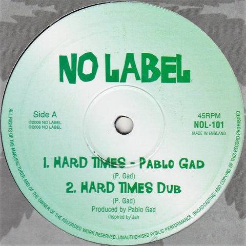 Pablo Gad - Hard Times Vinyl - Vinyl Record