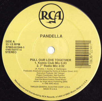 Pandella - Pull Our Love Together Vinyl Vinly Record