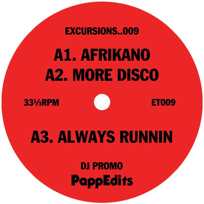 PappEdits - Excursions 009 Vinyl
