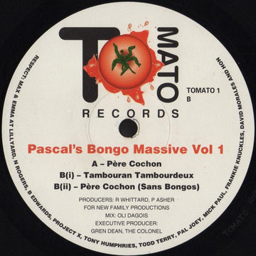 Pascal's Bongo Massive - Volume 1 Vinyl Vinly Record