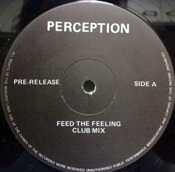 Perception - Feed The Feeling Vinyl Vinly Record