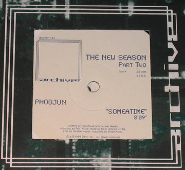 Phoojun / Nubian Mindz - The New Season Part Two Vinyl Vinly Record