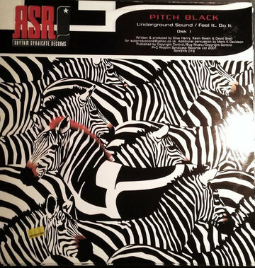 Pitch Black - Underground Sound / Feel It, Do It Vinyl Vinly Record