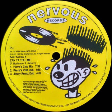 PJ - Can Ya Tell Me Vinyl Vinly Record