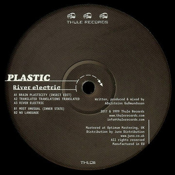 Plastic - River Electric Vinyl Vinly Record