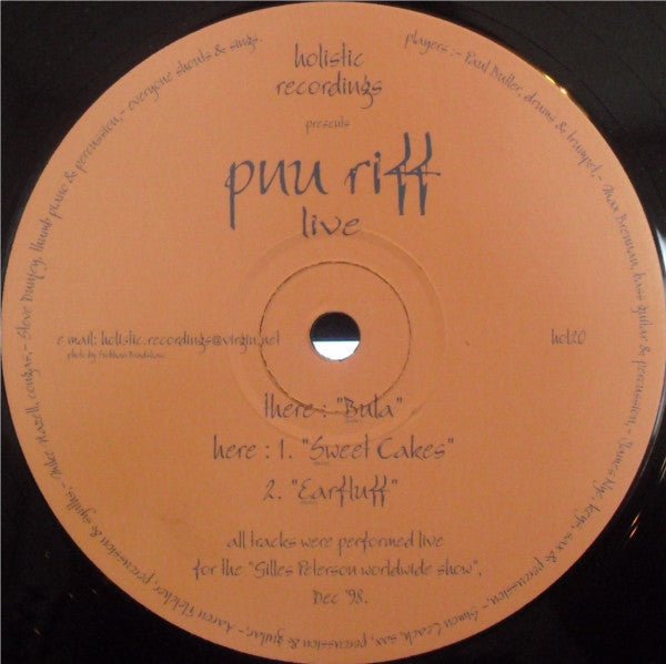 Pnu Riff - Live Vinyl