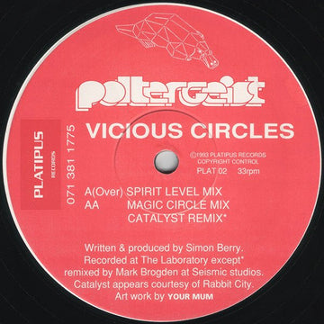 Poltergeist - Vicious Circles Vinyl Vinly Record