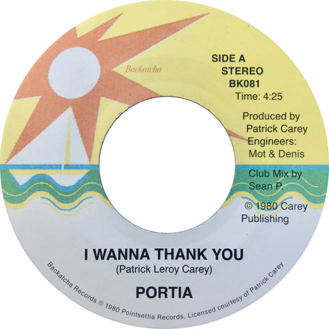 Portia - I Wanna Thank You Vinyl - Vinyl Record