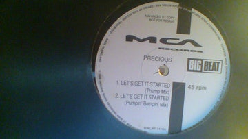 Precious - Let's Get It Started Vinyl Vinly Record