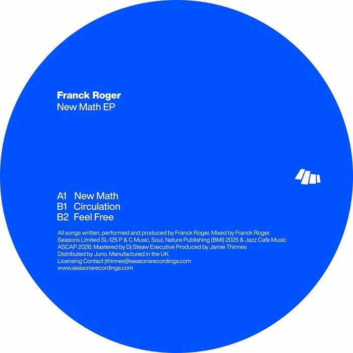 Franck Roger - New Math EP - front artwork