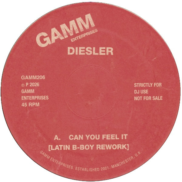 Diesler - Can You Feel It - front artwork