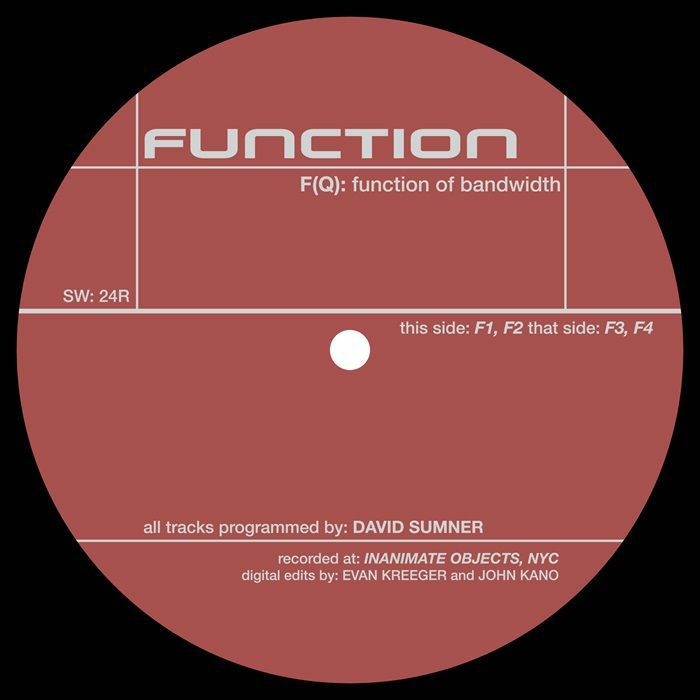 Function - F(Q): Function Of Bandwidth (Reissue)