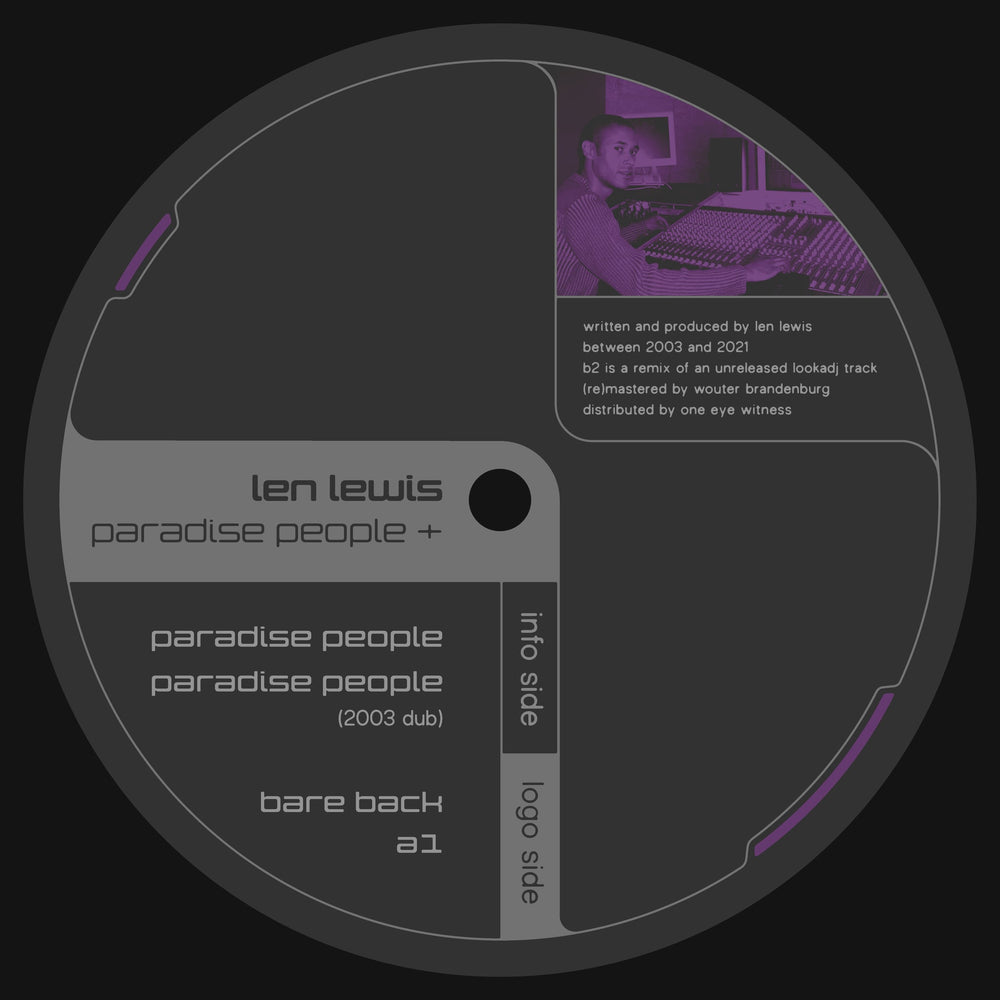 Len Lewis - Paradise People - release artwork