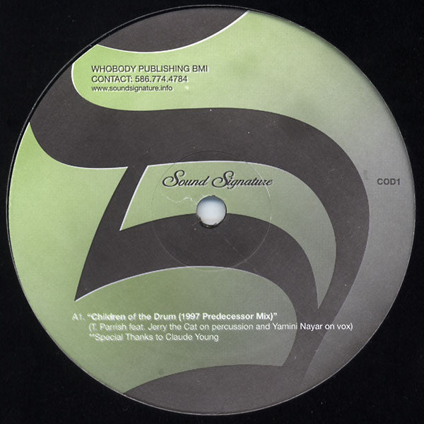 Theo Parrish - Children Of The Drum / I Am These Roots - release artwork