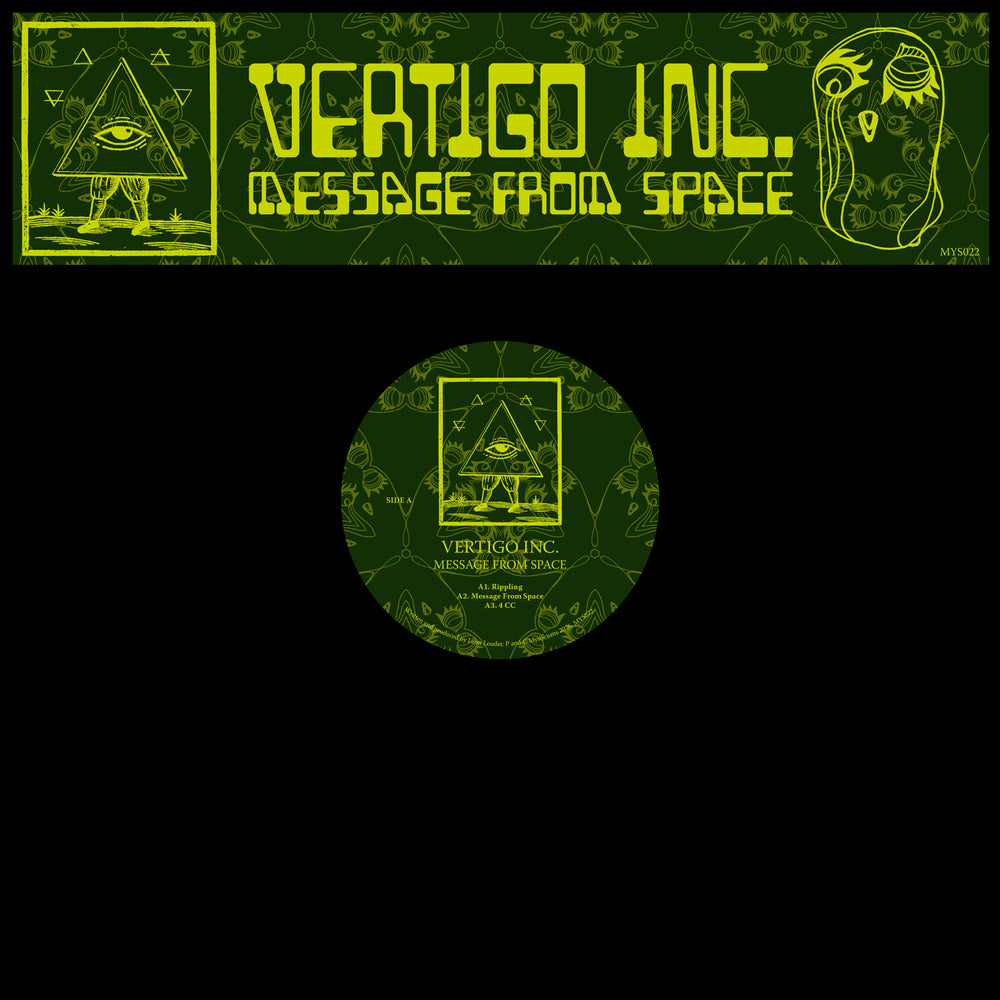 Vertigo Inc. - Message From Space - release artwork