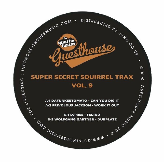 Various Artists - Super Secret Squirrel Trax Vol. 9 - front artwork
