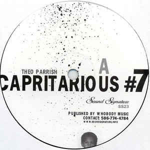 Theo Parrish - Capritarious #7 - release artwork