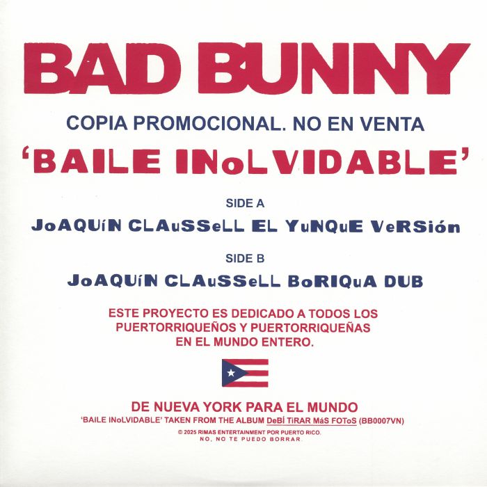 BAD BUNNY - Baile Inolvidable (remixes)