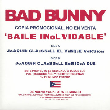 Bad Bunny - Baile Inolvidable (Joaquin Claussell Remixes)