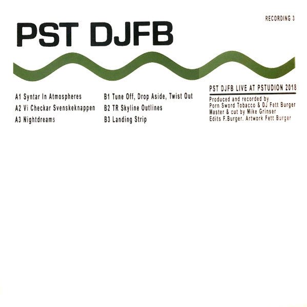 PST, DJFB - Live At Pstudion 2018 Vinyl