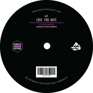 Purple Disco Machine & Boris D’Lugosch ft Karen Harding - Love For Days Vinyl Vinly Record