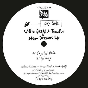 Willie Graff & Tuccillo - New Dreams EP - Artists Willie Graff & Tuccillo Genre Deep House, Downtempo, Acid, IDM Release Date 1 Jan 2021 Cat No. HYR7225 Format 12