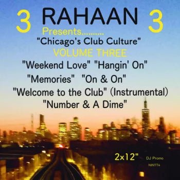 Rahaan - Chicago's Club Culture Volume Three Vinyl - Vinyl Record