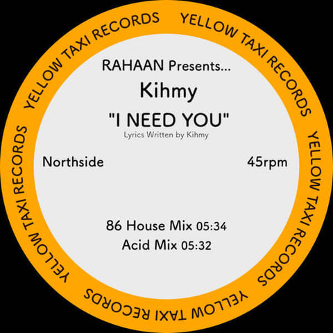 Rahaan presents Kihmy - I Need You Vinyl - Vinyl Record