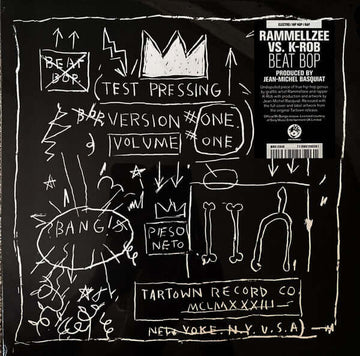 Rammellzee Vs. K - Rob - Beat Bop Vinyl Vinly Record