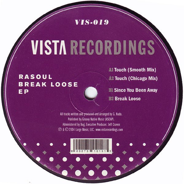 Rasoul - Break Loose EP Vinyl
