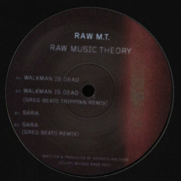 Raw M.T. - Raw Music Theory Vinyl Vinly Record