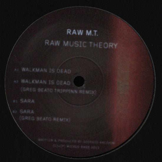 Raw M.T. - Raw Music Theory Vinyl