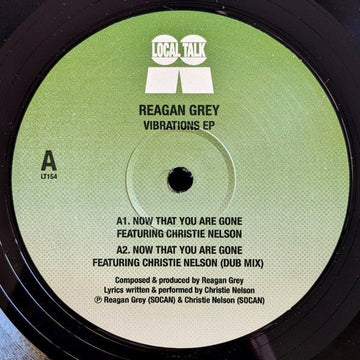 Reagan Grey - Vibrations EP Vinyl Vinly Record