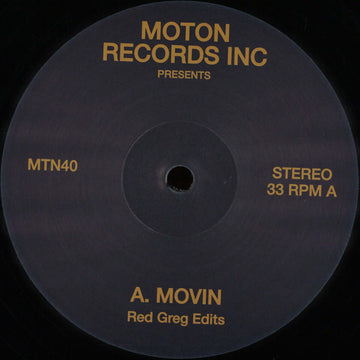 Red Greg - Movin Vinyl Vinly Record
