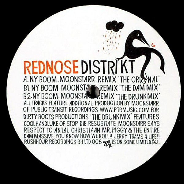 Rednose Distrikt - NY Boom (Moonstarr Remix) Vinyl