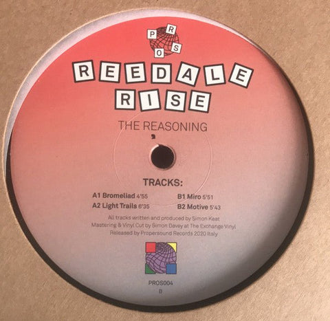 Reedale Rise - The Reasoning Vinyl - Vinyl Record