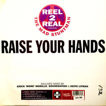 Reel 2 Real Featuring The Mad Stuntman - Raise Your Hands Vinyl Vinly Record