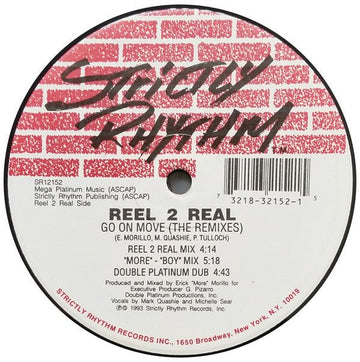 Reel 2 Real - Go On Move (The Remixes) Vinyl Vinly Record