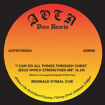Reginald O'Neal Cuie - I Can Do All Things Through Christ Jesus Which Strengthen Me Vinyl Vinly Record