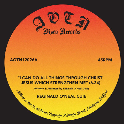 Reginald O'Neal Cuie - I Can Do All Things Through Christ Jesus Which Strengthen Me Vinyl - Vinyl Record