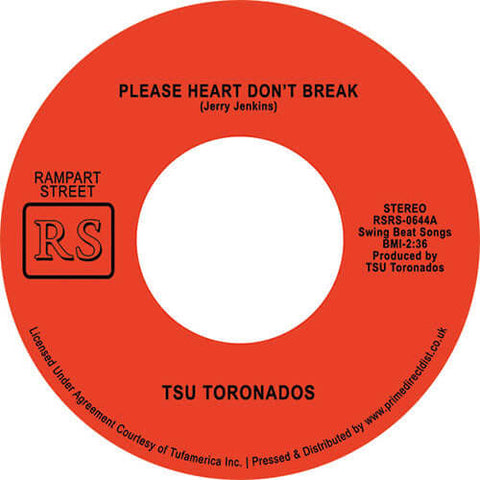 TSU Toronados - Please Heart Don't Break / Ain't Nothin' Nowhere - Artists TSU Toronados Genre Funk, Soul Release Date 1 Jan 2023 Cat No. RSRS0644 Format 7" Vinyl - Rampart Records - Rampart Records - Rampart Records - Rampart Records - Vinyl Record