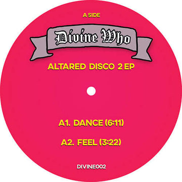 Divine Who - Altared Disco Vol 2 Vinly Record