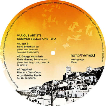 Various - Summer Selections Two - Artists Various Genre Balearic House, Downtempo Release Date 1 Jan 2020 Cat No. NUNSSS002V Format 12