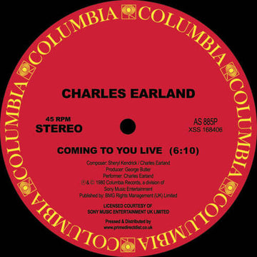 Charles Earland - Coming To You Live / I Will Never Tell - Artists Charles Earland Genre Funk, Disco Release Date 1 Jan 2017 Cat No. AS885P Format 12