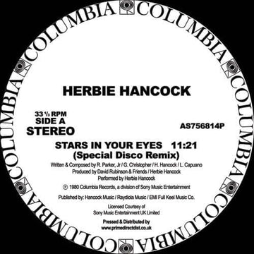 Herbie Hancock - Stars in Your Eyes - Artists Herbie Hancock Genre Jazz-Funk, Reissue Release Date 1 Jan 2017 Cat No. AS756814P Format 12