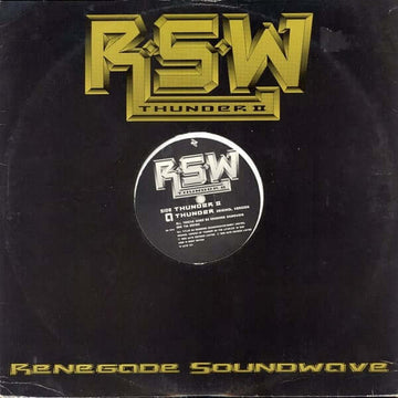 Renegade Soundwave - Thunder II Vinyl Vinly Record